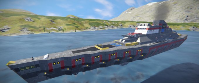 Blueprint LGN-212 Dark Vizier - LGN Flagship Space Engineers mod