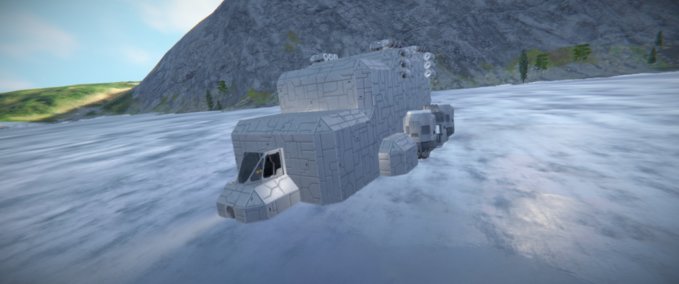 Blueprint Cage transport (atmo) Space Engineers mod