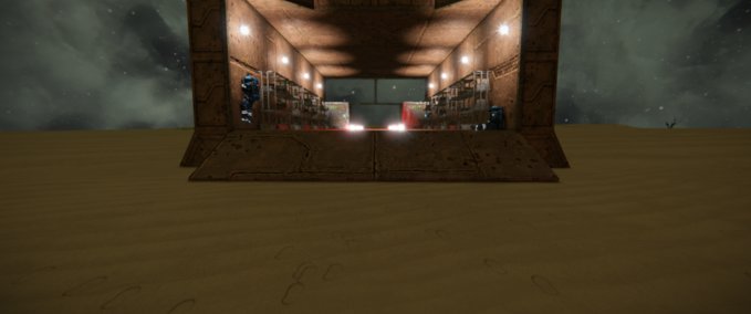 Blueprint Abandoned garage Space Engineers mod