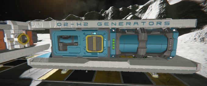 Blueprint O2H2 Module Space1999 Space Engineers mod