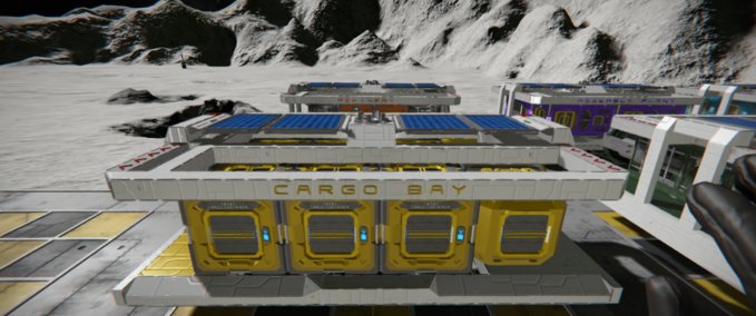 Blueprint Cargo Module Space1999 Space Engineers mod