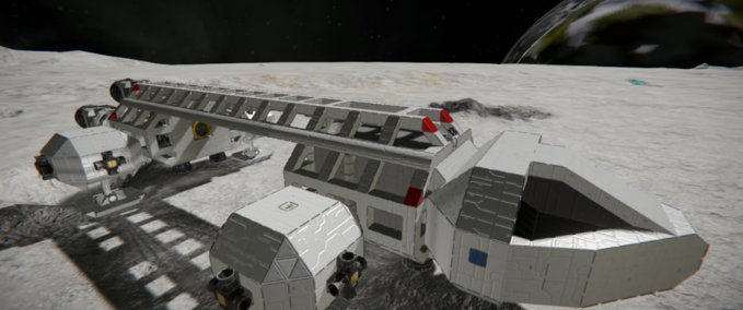 Blueprint Eagle 2 Space 1999_frame only Space Engineers mod