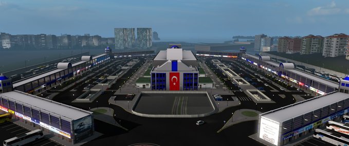 Trucks Große Busbahnhöfe von OyuncuyusBisMods [1.39.x] Eurotruck Simulator mod
