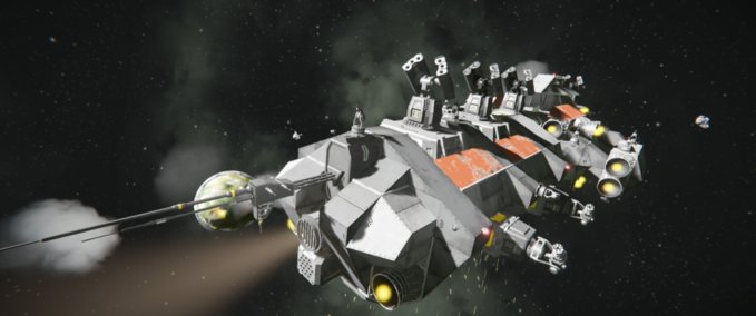 Blueprint Rogue R.U.S.T. Destroyer Space Engineers mod