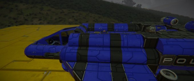 Blueprint Police interceptor Space Engineers mod