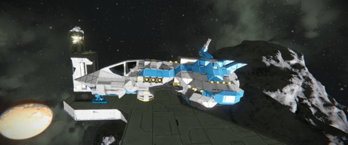 Blueprint I.P.I Russ Fighter Interceptor Space Engineers mod