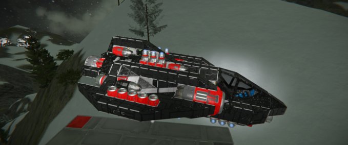 Blueprint Fighter ship Space Engineers mod