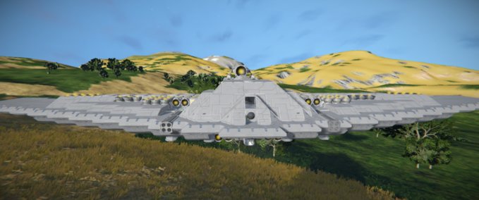Blueprint X74 bomber Space Engineers mod