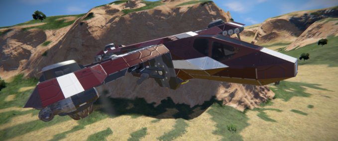 Blueprint ATLAS Raven-Class Dropship Space Engineers mod