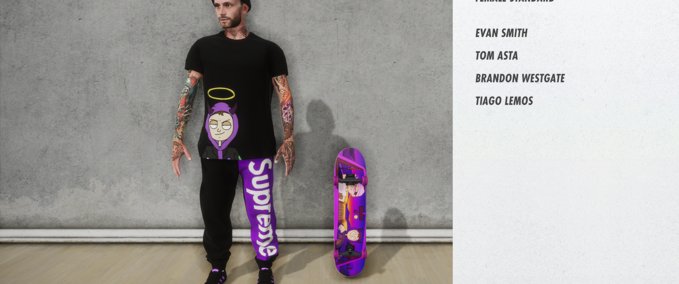 Gear Tha supreme Skater XL mod