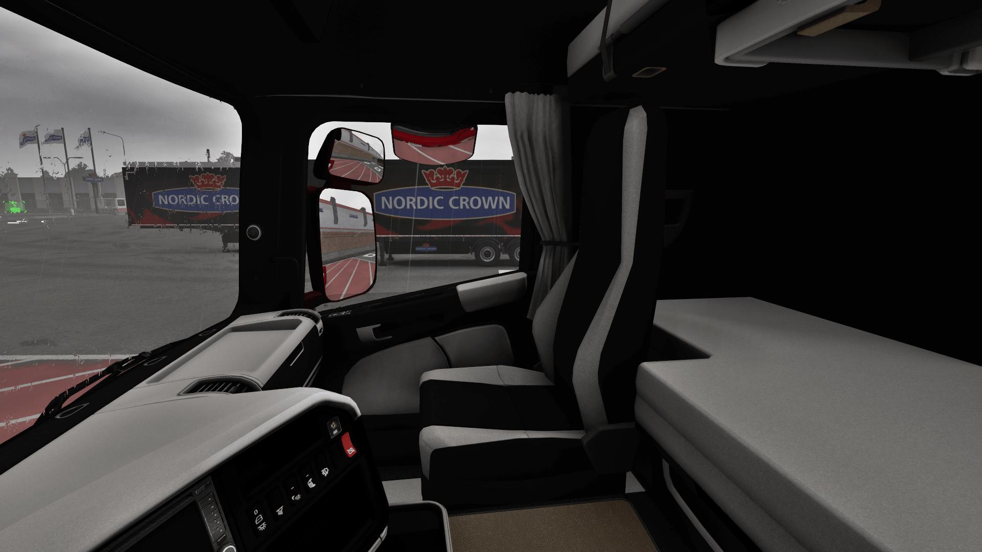 Scania R Black-White Interior [1.39.x] - Thumbnail 1