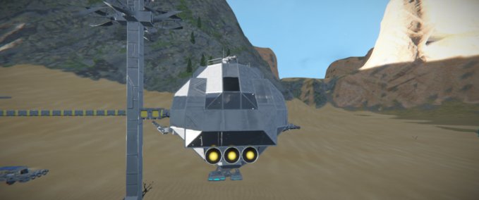 Blueprint Light crusier Space Engineers mod