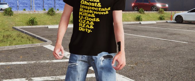 Gear Wu-Tang Tees Skater XL mod