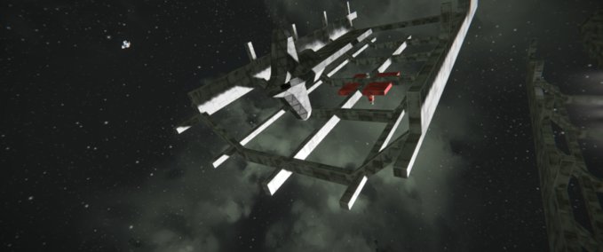 Blueprint Construction platform Space Engineers mod