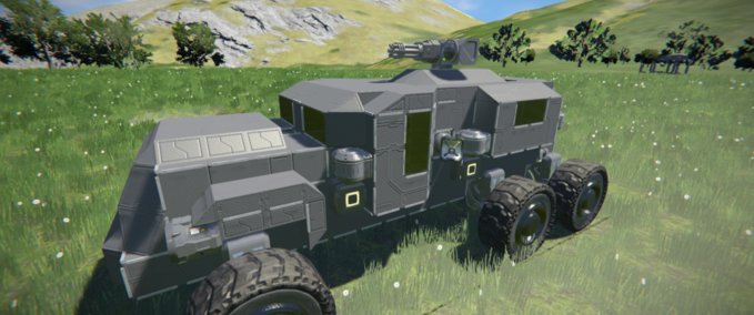 Blueprint Type M1-Armored Troop Transport Space Engineers mod