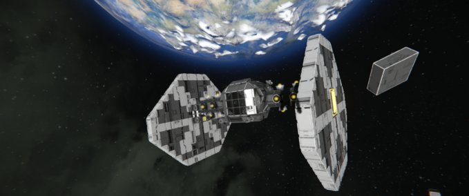 Blueprint TIELN STARFIGHTER Space Engineers mod