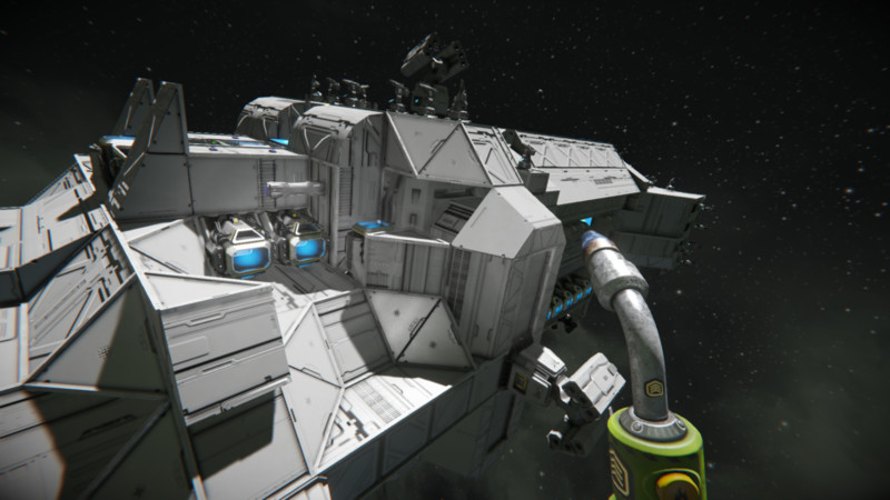 Space Engineers: The U.N.N. Tiger Shark Rail Assassin Corvette. v ...