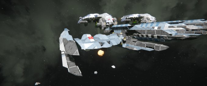 Blueprint Hyena-Class Bomber Space Engineers mod