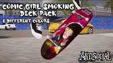Comic Girl Smoking Deck Pack Mod Thumbnail