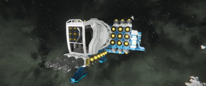 Blueprint Chunky ship repaint Space Engineers mod