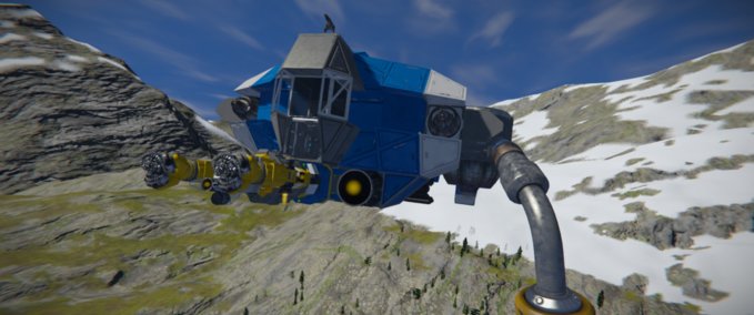 Blueprint TT-420 Freighter Space Engineers mod