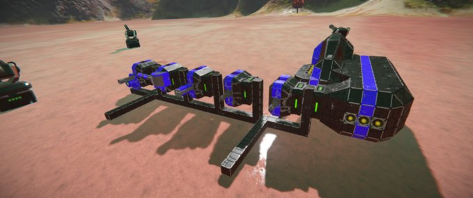 Blueprint GMF God Eater Class Anti-aragami Fighter Space Engineers mod