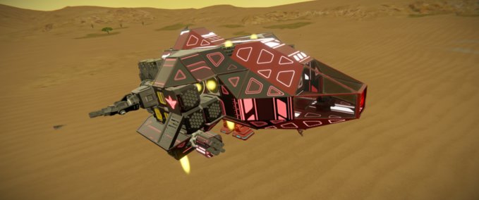 Blueprint FNI Purgare Psi Gunship Space Engineers mod