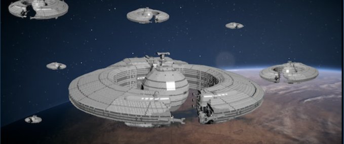 Blueprint Lucrehulk LH-3210 Freighter Space Engineers mod