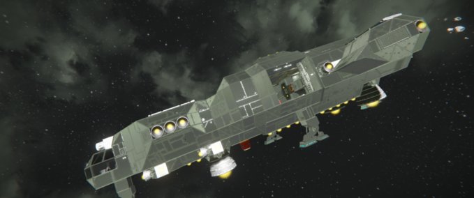 Blueprint Raumschiff Space Engineers mod