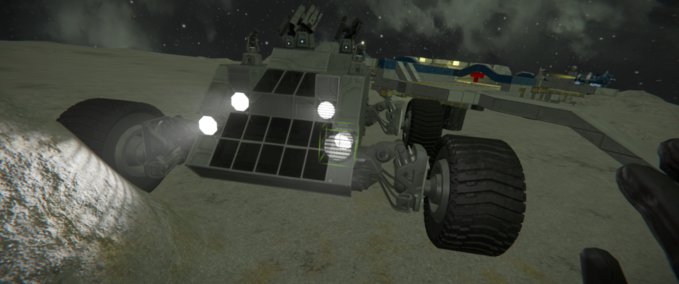 Blueprint Mti rover Space Engineers mod