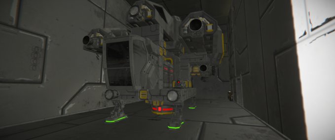 Blueprint 4-seater Cargo Ship w Beacon Space Engineers mod