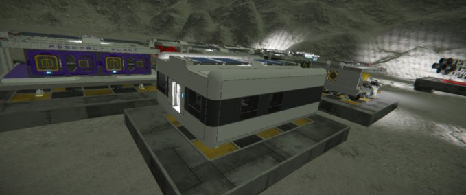 Blueprint Habitat Module Space1999 Space Engineers mod
