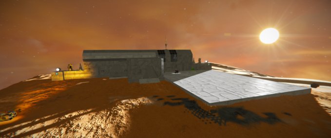 Blueprint Moon base delta Space Engineers mod
