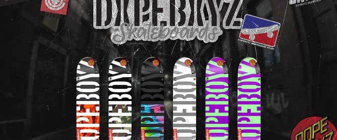 Other Dopeboyz Classic Stencil Decks Skater XL mod