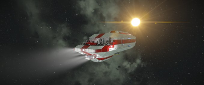Blueprint Leviathon Cargo Ship Space Engineers mod