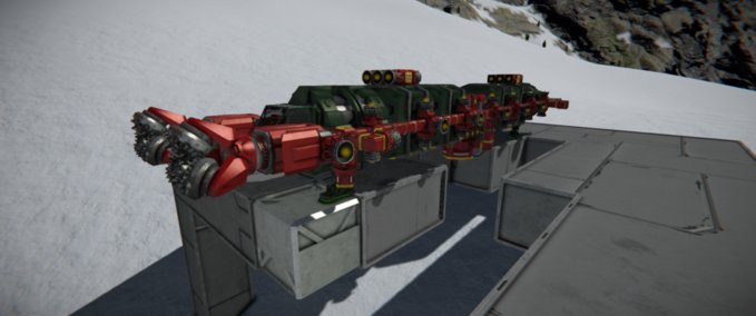 Blueprint Mining thing Space Engineers mod