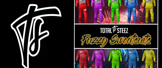 Other Total Steez Fuzzy Sweatsuits Pack Skater XL mod