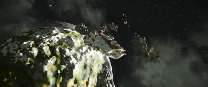 Blueprint CIR Rhyolite Class Destroyer Space Engineers mod