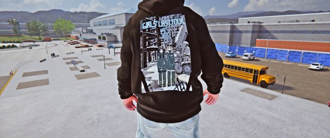 Other Girls Last Tour Hoodie Skater XL mod