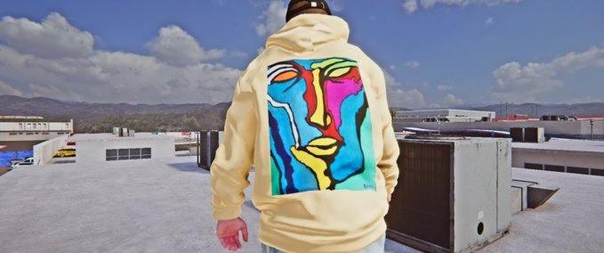 Sonstiges Abstract Hoodie Skater XL mod