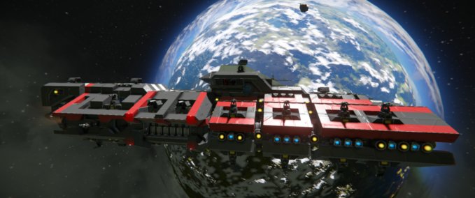 Blueprint ArcLight Battleship Space Engineers mod