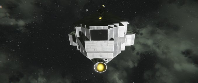 Blueprint HQ6  Amerd troop and material transport Space Engineers mod