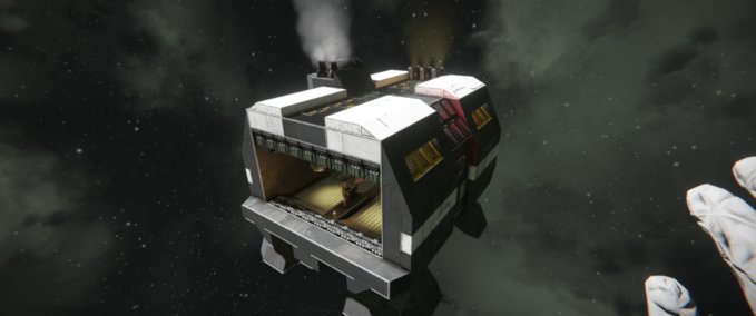 Blueprint G.M.C. Orbital Drop Vehical Bay Space Engineers mod