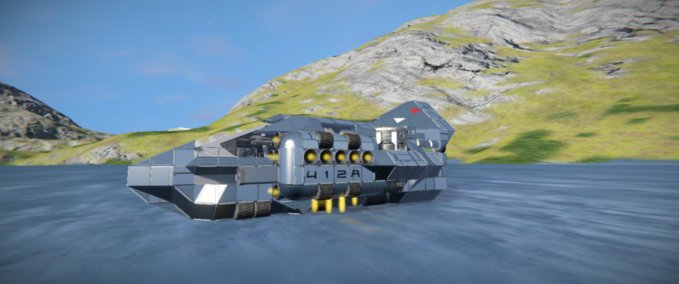 Blueprint Ark-412a MK.3 Space Engineers mod