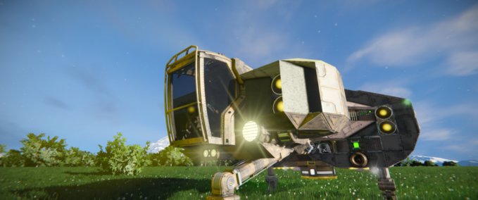Blueprint G.M.C. Rhino Freighter Space Engineers mod