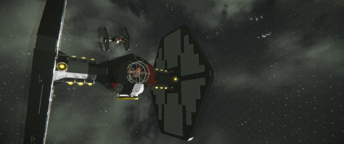 Blueprint First order special forces tie-fighter Space Engineers mod