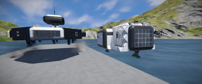 Blueprint Wobble Transport Ship Space Engineers mod