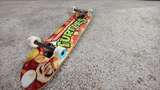 Santa Cruz X TMNT Pizza Dude Ever slick-Deck Gloss Mod Thumbnail