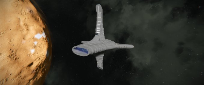 Blueprint Mass Effect Asari Dreadnought Space Engineers mod