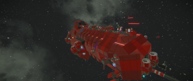 Blueprint FEDF Frigate V5 (Modded) Space Engineers mod